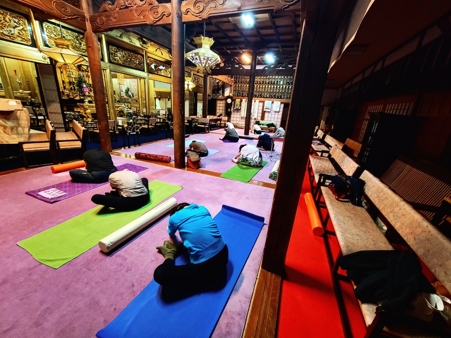 お寺ピラティス